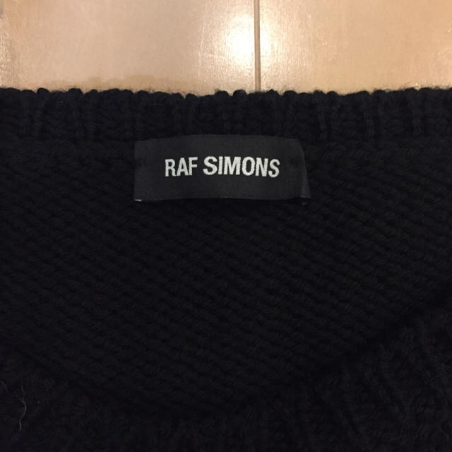RAF SIMONS(ラフシモンズ)の極美品 Raf simons ラフシモンズ ポンチョセーター メンズのトップス(ニット/セーター)の商品写真