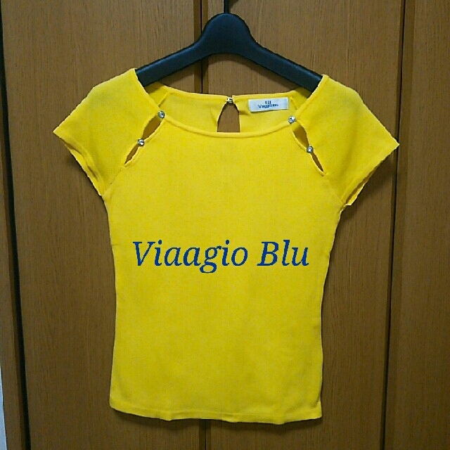 VIAGGIO BLU(ビアッジョブルー)の【美品】Viaagio Blue♡ニット レディースのトップス(カットソー(半袖/袖なし))の商品写真