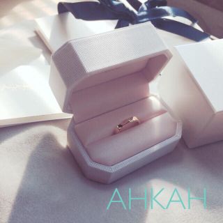 アーカー(AHKAH)の本日だけの価格！【新品】AHKAH♡定価11万♡18K♡ダイヤモンドリング(リング(指輪))