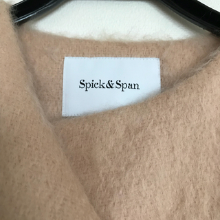 スピックアンドスパン(Spick & Span)のspick&span  シャギーモヘアコート【新品】(ニットコート)