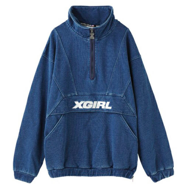 X-girl(エックスガール)のぺぺた様 専用 X-girl☆ANORAK SWEAT TOP☆サイズ2 レディースのトップス(トレーナー/スウェット)の商品写真