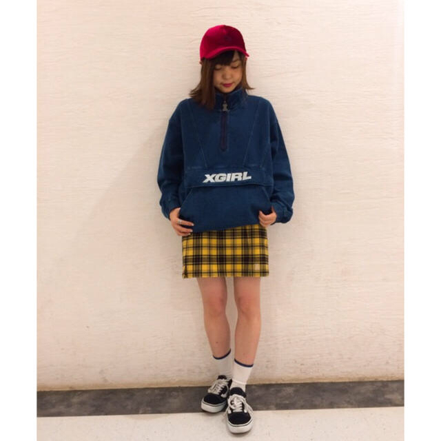 X-girl(エックスガール)のぺぺた様 専用 X-girl☆ANORAK SWEAT TOP☆サイズ2 レディースのトップス(トレーナー/スウェット)の商品写真