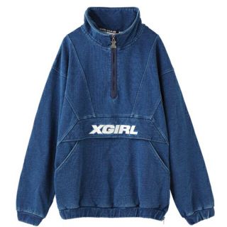 エックスガール(X-girl)のぺぺた様 専用 X-girl☆ANORAK SWEAT TOP☆サイズ2(トレーナー/スウェット)