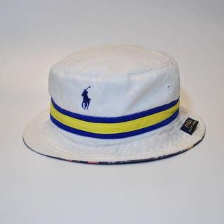 ポロラルフローレン(POLO RALPH LAUREN)の52 新品 未使用 ポロ ラルフローレン Sサイズ リバーシブル ハット(ハット)