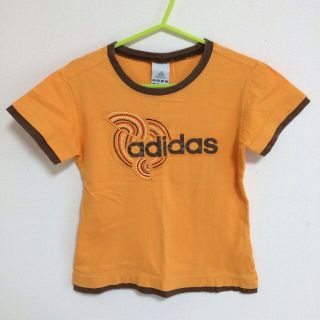 アディダス(adidas)の【S】adidas★アディダス★ロゴ★半袖★Tシャツ★オレンジ★中高生の方にも(Tシャツ(半袖/袖なし))