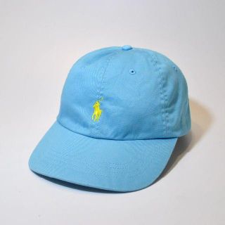 ポロラルフローレン(POLO RALPH LAUREN)のG538 新品 未使用 ポロ ラルフローレン ポニー キャップ 水色(キャップ)