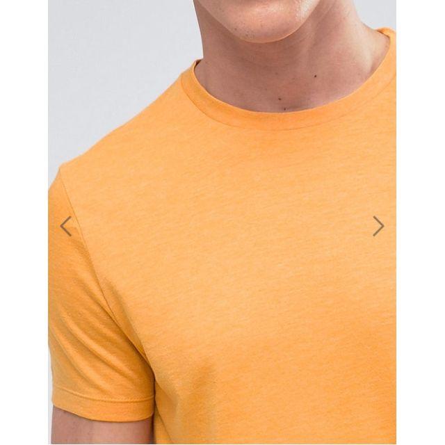 H&M(エイチアンドエム)の【新品】日本未上陸 ASOS エイソス 薄橙 Tシャツ XL  メンズのトップス(Tシャツ/カットソー(半袖/袖なし))の商品写真