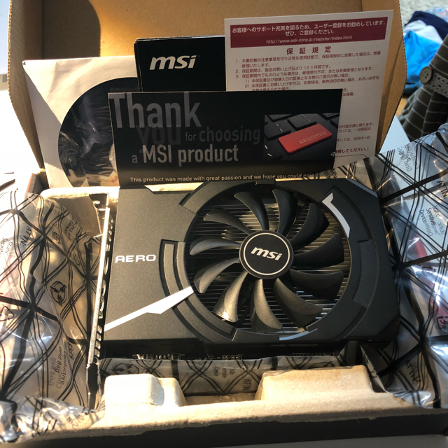 コード ヤフオク! - MSI Radeon RX 560 AERO ITX 4G OC グラフィック