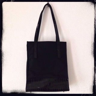 マリークワント(MARY QUANT)のMARY QUANT 黒トートバッグ(トートバッグ)