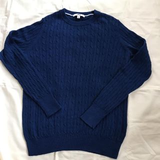 ユニクロ(UNIQLO)の美品★UNIQLO レディース コットンカシミヤケーブルニット  (ニット/セーター)