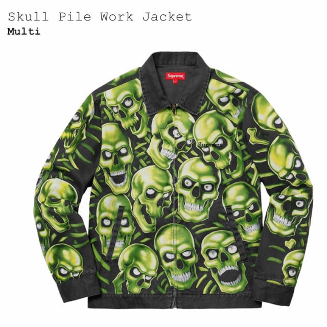 最安値！supreme skull pile work jacketのサムネイル