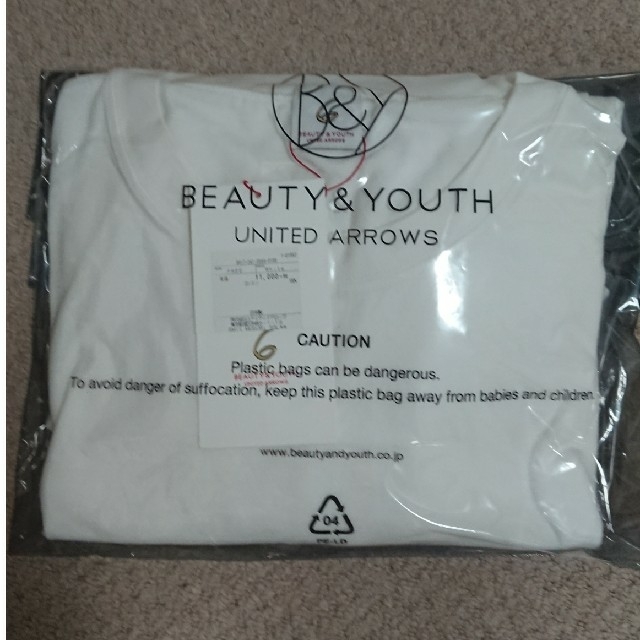 BEAUTY&YOUTH UNITED ARROWS(ビューティアンドユースユナイテッドアローズ)の今期タグ付き ROKU 6 musubi Tシャツ レディースのトップス(Tシャツ(半袖/袖なし))の商品写真