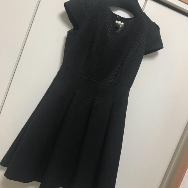 PROPORTION BODY DRESSING(プロポーションボディドレッシング)の美品♡Aライン ブラックワンピ /トッカ  ルネ アベニールエトワール好きな方 レディースのワンピース(ひざ丈ワンピース)の商品写真