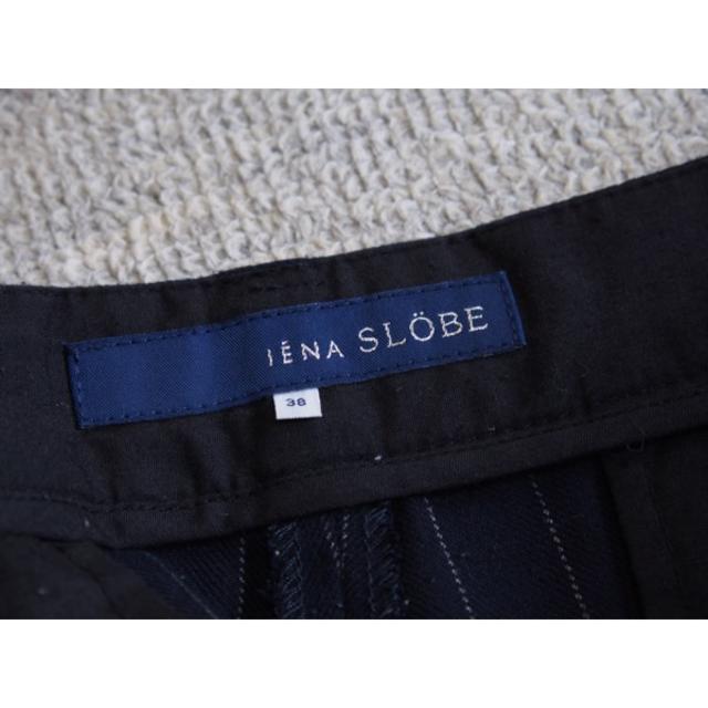 SLOBE IENA(スローブイエナ)のぐっち様専用 IENA SLOBE TR ストライプタック テーパードパンツ レディースのパンツ(カジュアルパンツ)の商品写真