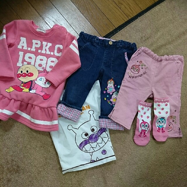 アンパンマン(アンパンマン)のアンパンマンキッズコレクションセット キッズ/ベビー/マタニティのキッズ服女の子用(90cm~)(パンツ/スパッツ)の商品写真