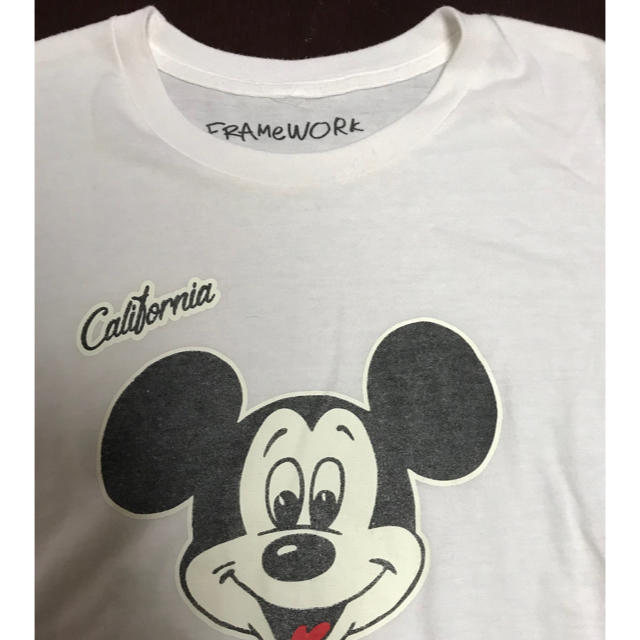 FRAMeWORK(フレームワーク)のFRAMeWORK ミッキープリントＴ レディースのトップス(Tシャツ(長袖/七分))の商品写真