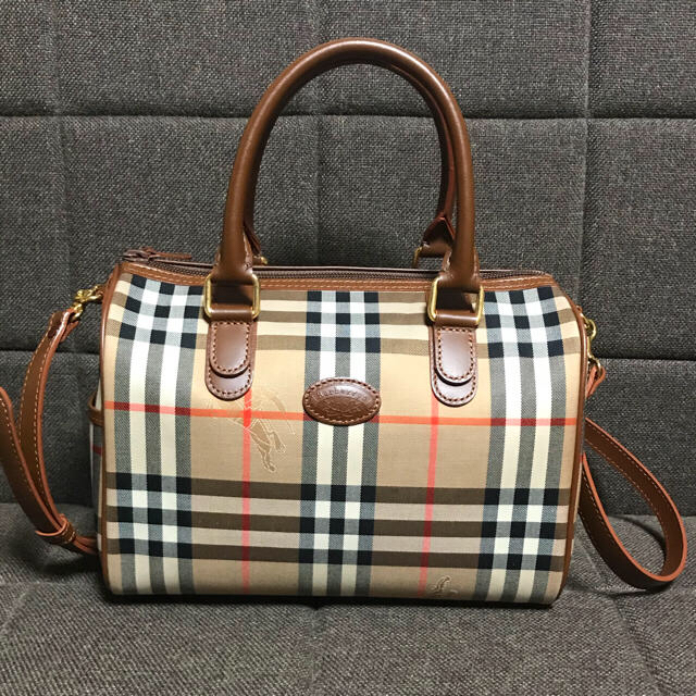 BURBERRY - バーバリー ミニボストンバッグ 2way ショルダーの通販 by