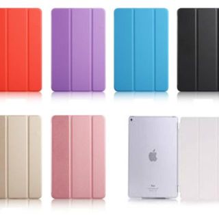 iPad mini 4専用スマートカバーケース　自動スリープ 水色(その他)