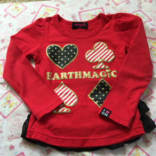アースマジック(EARTHMAGIC)のアースマジック  長袖 100(Tシャツ/カットソー)
