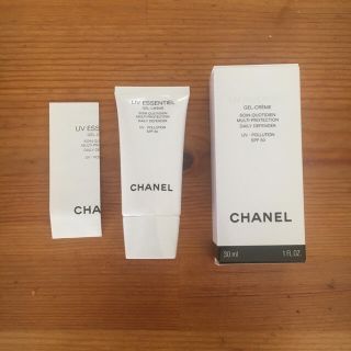 シャネル(CHANEL)のシャネル UV エサンシエル ジェルクリーム 新品(化粧下地)