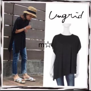 アングリッド(Ungrid)の【新品】アシメヘムtee(Tシャツ(半袖/袖なし))