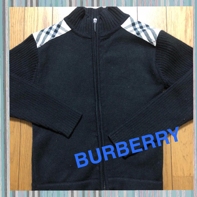 BURBERRY(バーバリー)のちゃんみ様専用バーバリー ジップアップニット メンズのトップス(ニット/セーター)の商品写真