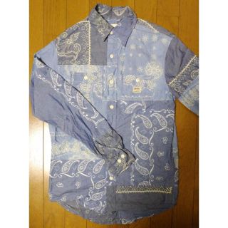 デニムアンドサプライラルフローレン(Denim & Supply Ralph Lauren)のdenim&supply ラルフローレン バンダナ柄パッチワークシャツ XS(シャツ)