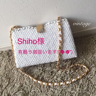 グリモワール(Grimoire)の- *🐚vintage🐚*- エナメル系編みカゴ bag✨(ショルダーバッグ)