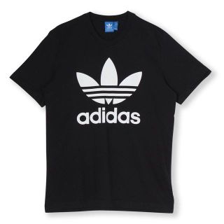 アディダス(adidas)のO【新品/即日発送OK】adidas オリジナルス デカロゴ Tシャツ 黒/白(Tシャツ/カットソー(半袖/袖なし))