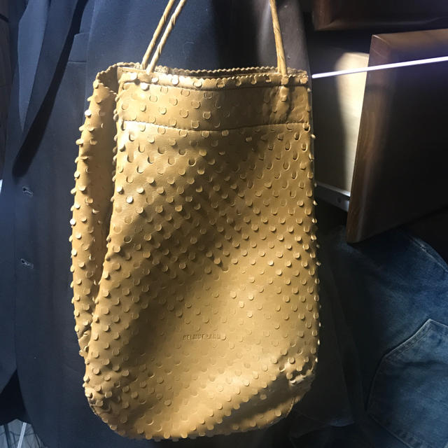 HELMUT LANG - 2001ss helmut lang レザーバッグ パンチングの HELMUT LANG - 2001ss helmut lang レザーバッグ パンチングの