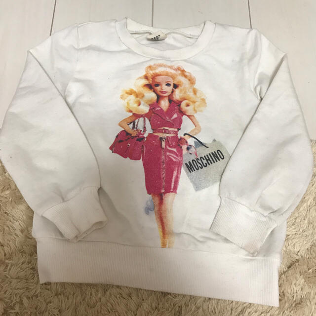 Barbie(バービー)のバービー☆トレーナー☆サイズ90 キッズ/ベビー/マタニティのキッズ服女の子用(90cm~)(Tシャツ/カットソー)の商品写真