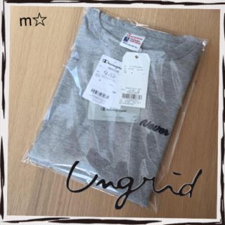 アングリッド(Ungrid)の【新品】championカットオフTee(Tシャツ(半袖/袖なし))