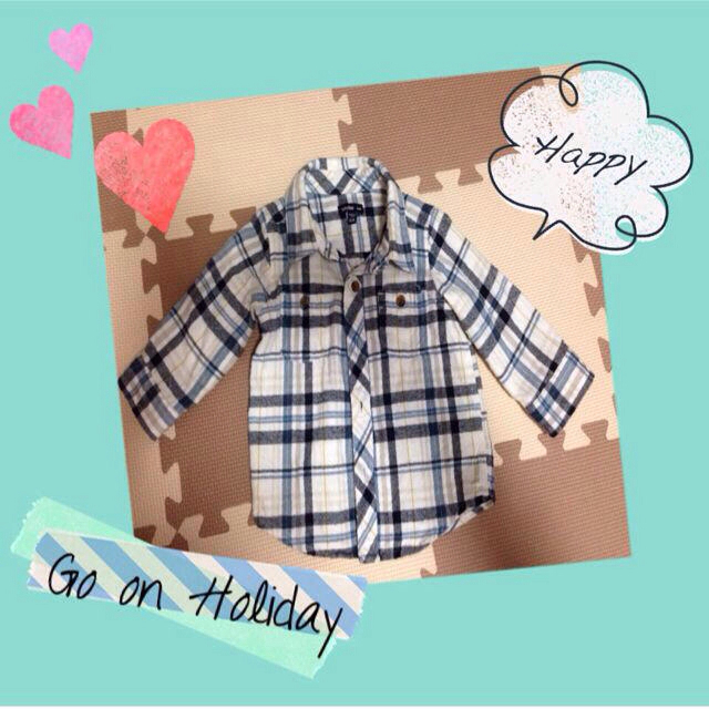 babyGAP(ベビーギャップ)のbabyGAP チェックシャツ 70 キッズ/ベビー/マタニティのキッズ服男の子用(90cm~)(その他)の商品写真