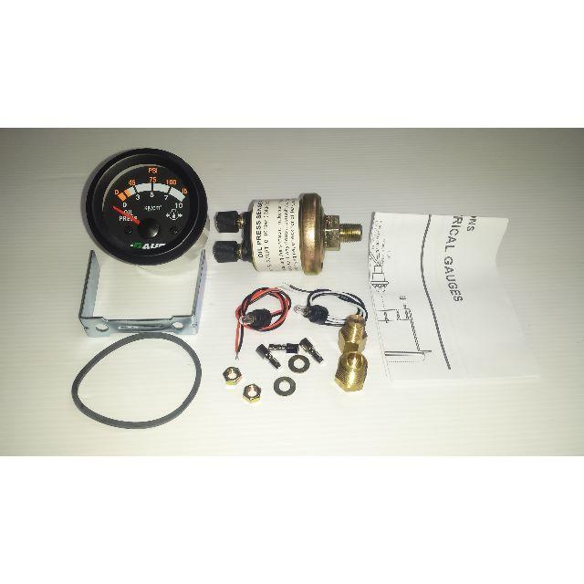 52φ １２Ｖ／２４Ｖ兼用油圧計黒パネルセンサー付 IG52-OP-GGの通販 by 茶色のウサギ's shop｜ラクマ