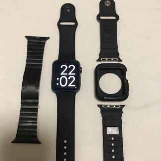 アップルウォッチ(Apple Watch)のApplewatch series3 42mm GPS+Cellular(腕時計(デジタル))