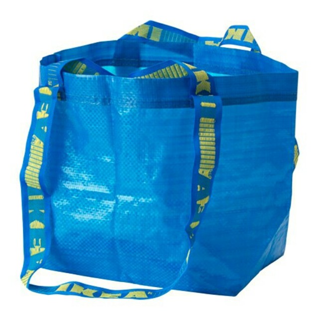 IKEA(イケア)のIKEA エコバッグ ショッピング袋 ブルー レディースのバッグ(ショップ袋)の商品写真