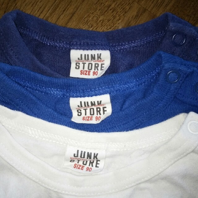 JUNK STORE(ジャンクストアー)のTシャツ男の子向き＊3枚 キッズ/ベビー/マタニティのキッズ服男の子用(90cm~)(Tシャツ/カットソー)の商品写真