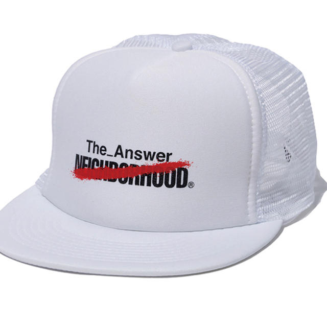 NEIGHBORHOOD(ネイバーフッド)の白 NEIGHBORHOOD THE ANSER CAP メンズの帽子(キャップ)の商品写真