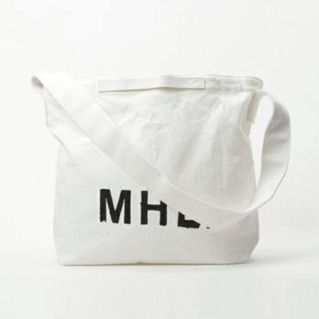 MARGARET HOWELL(マーガレットハウエル)の新品/mhl(マーガレットハウエル)2wayトートバッグホワイト  レディースのバッグ(トートバッグ)の商品写真