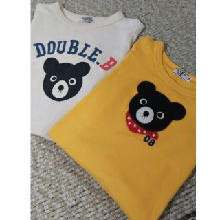 ダブルビー(DOUBLE.B)のダブルB 長袖2枚 110(Tシャツ/カットソー)