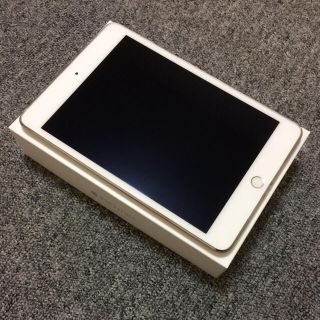 アップル(Apple)のAPPLE iPad mini 4 128g wifi シルバー 美品 完動品(タブレット)