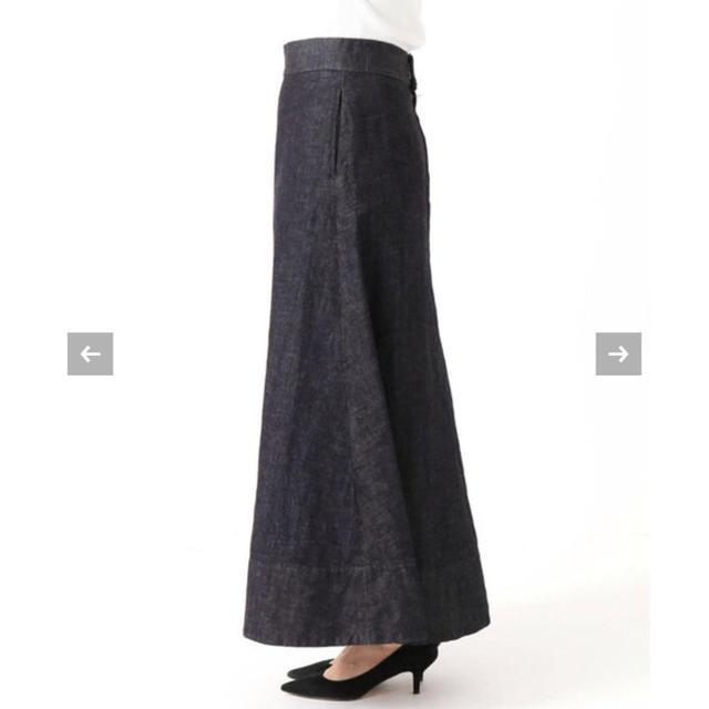 IENA(イエナ)のkuro様専用新品VERMEILparIENAイエナデニムスカート今期 レディースのスカート(ロングスカート)の商品写真