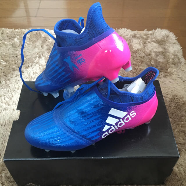 シューズ】 adidas - アディダス エックス 16+ ピュアカオス FG/AGの