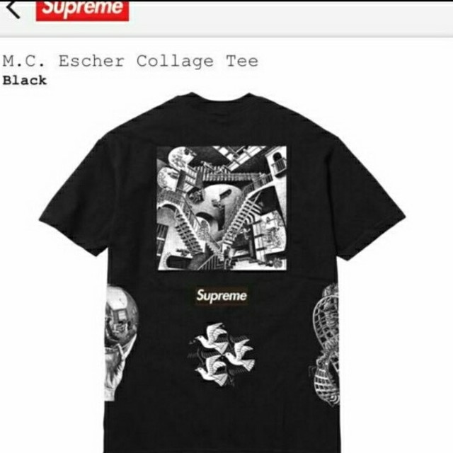 supreme☆Escher college tee☆新品半タグつき☆XL-