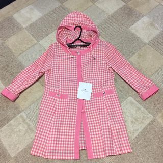 クレージュ(Courreges)の新品❣️クレージュ 麻 フード付きコート(トレンチコート)