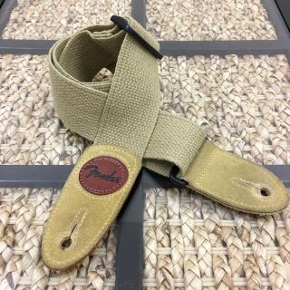 フェンダー(Fender)のFender フェンダー ストラップ　Cotton Leather Strap(ストラップ)