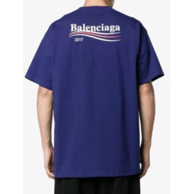 エクルベージュ BALENCIAGA キャンペーンロゴTシャツ XXS - 通販 - www