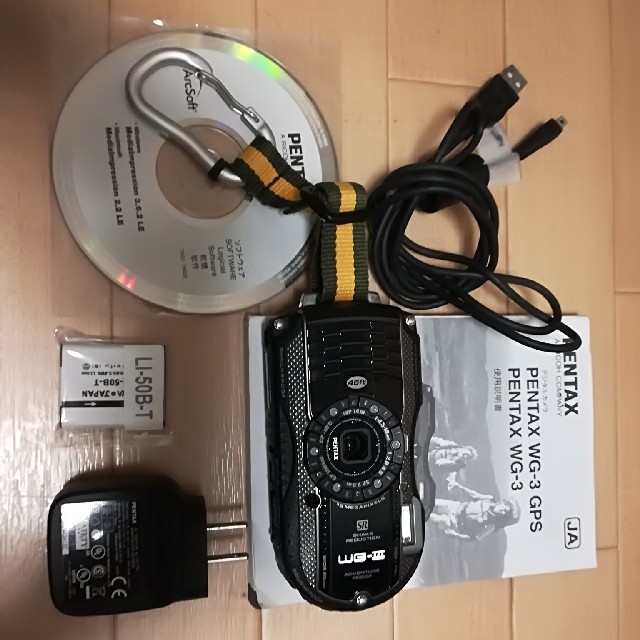 【購入申請アリ】ペンタックス　防水カメラ　PENTAX WG-3