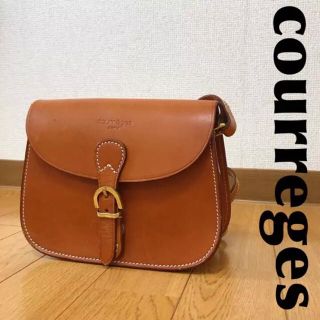 クレージュ(Courreges)の古着屋購入 courreges ショルダーバッグ レザー 0327(ショルダーバッグ)