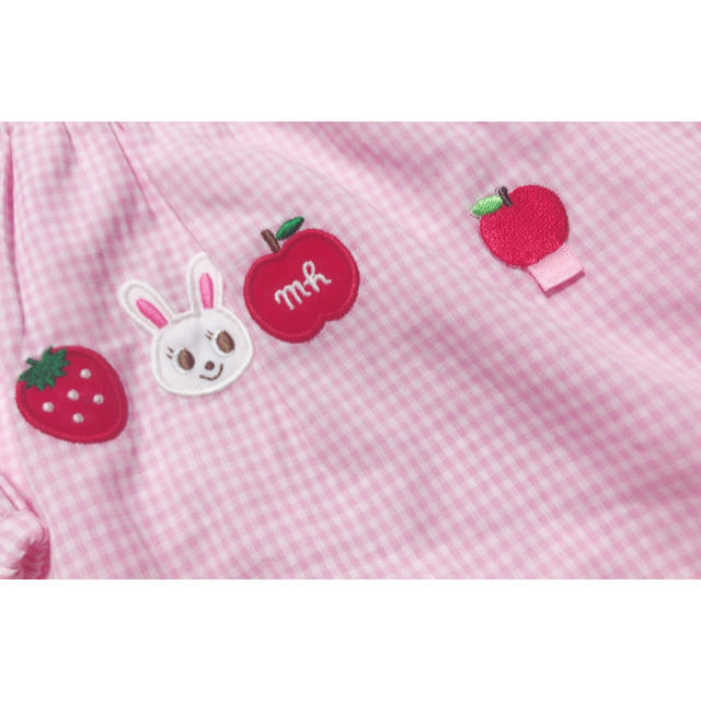 mikihouse(ミキハウス)のミキハウス スモック 110〜120 mikihouse キッズ/ベビー/マタニティのキッズ服女の子用(90cm~)(その他)の商品写真